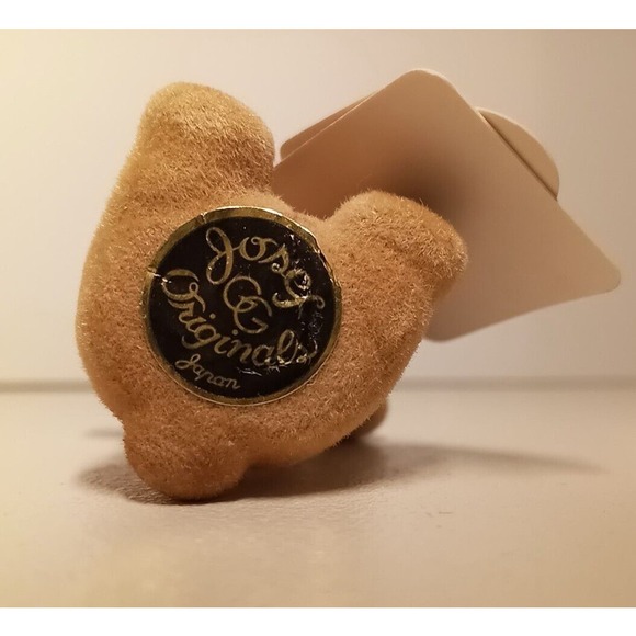 Josef Originals Fuzzy Wuzzy 2” Bear Bandaid Get Well Soon Vtg Figurine Japan - Picture 9 of 11